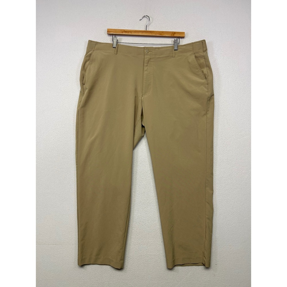 Ben Hogan Performance Golf Pants Mens 42x30 Khaki Tan Straight Leg Golf Active